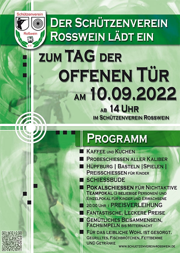 Plakat Tag der offenen Tür 2022