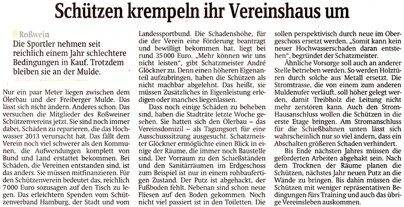 Bericht zur Vereinsversammlung mit Vorstandswahl 2014