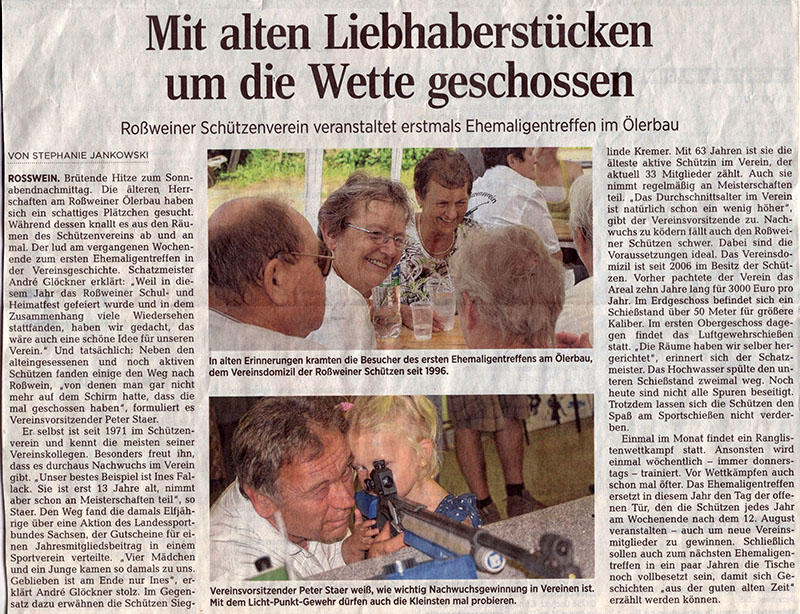 Bericht über das Ehemaligentreffen 2015